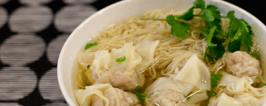 Hong Kong Wonton Noodle Soup